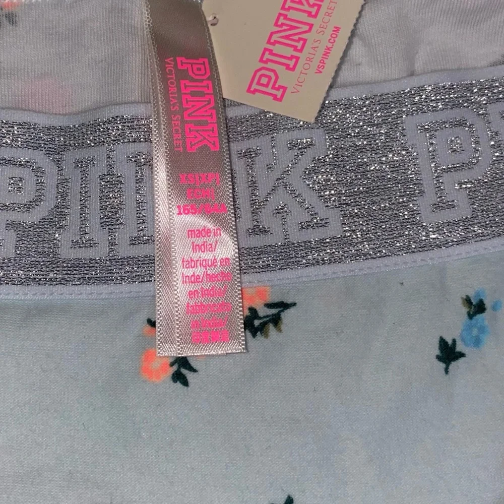 Victoria’s Secret Pink panties VS PINK logo boyshort panty PINK glitter sparkle - Picture 3 of 3